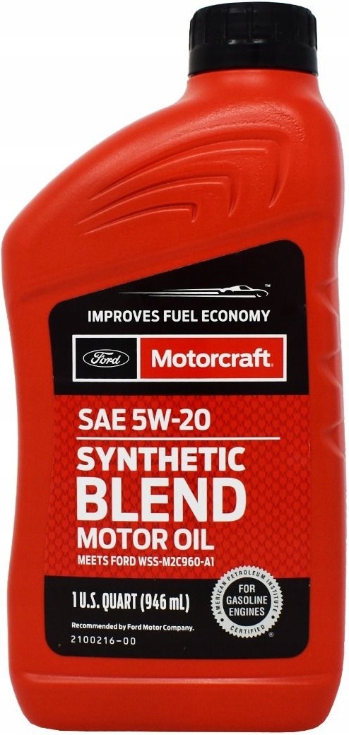 Motorcraft 5W20 Synthetic Blend Olej Silnikowy 0,946L