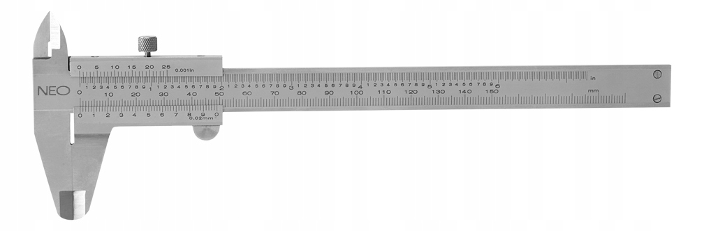 

Suwmiarka 150 mm, stal nierdzewna Neo 75-000