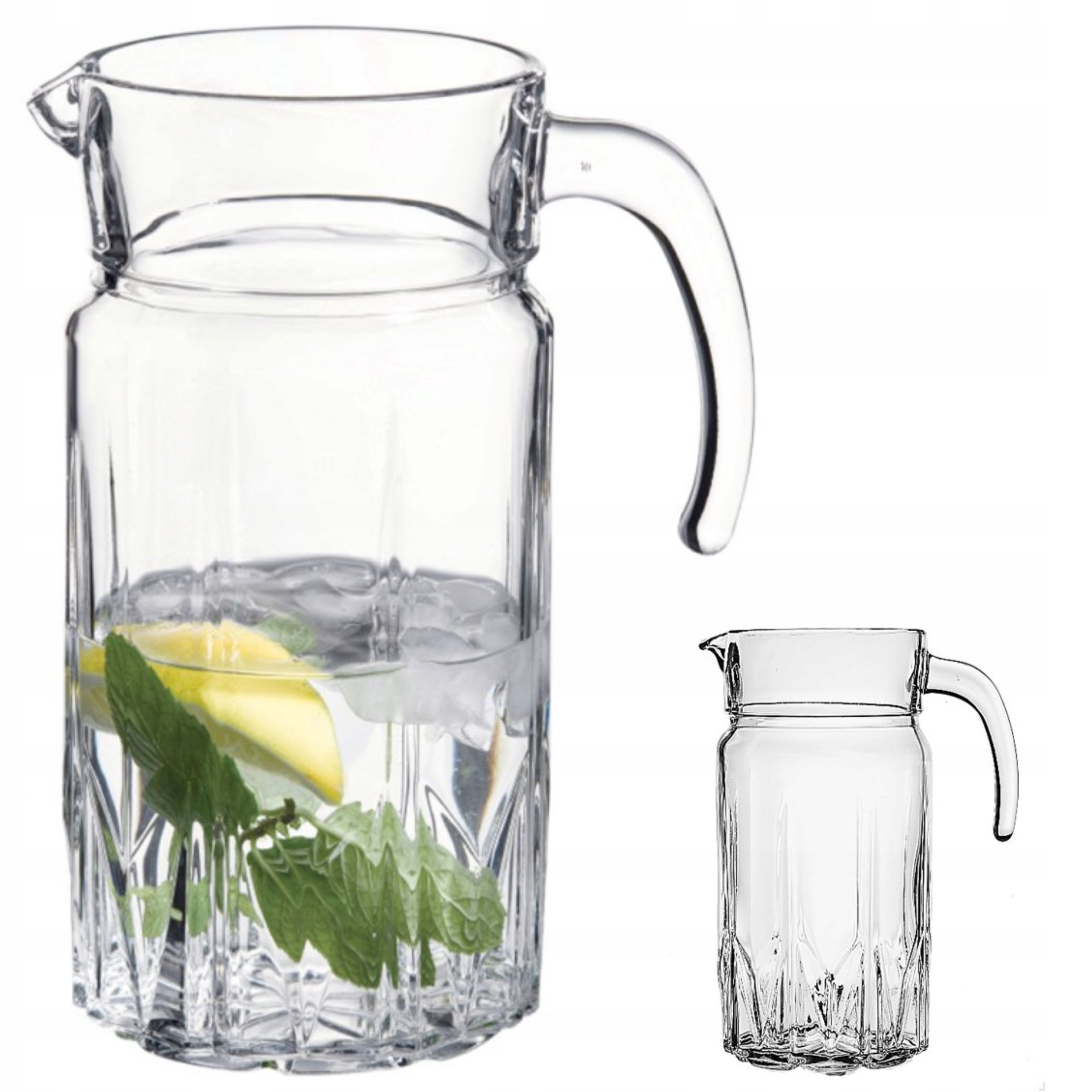 

Dzbanek Szklany Na Wodę Do Soku Z Pokrywką 2,5L