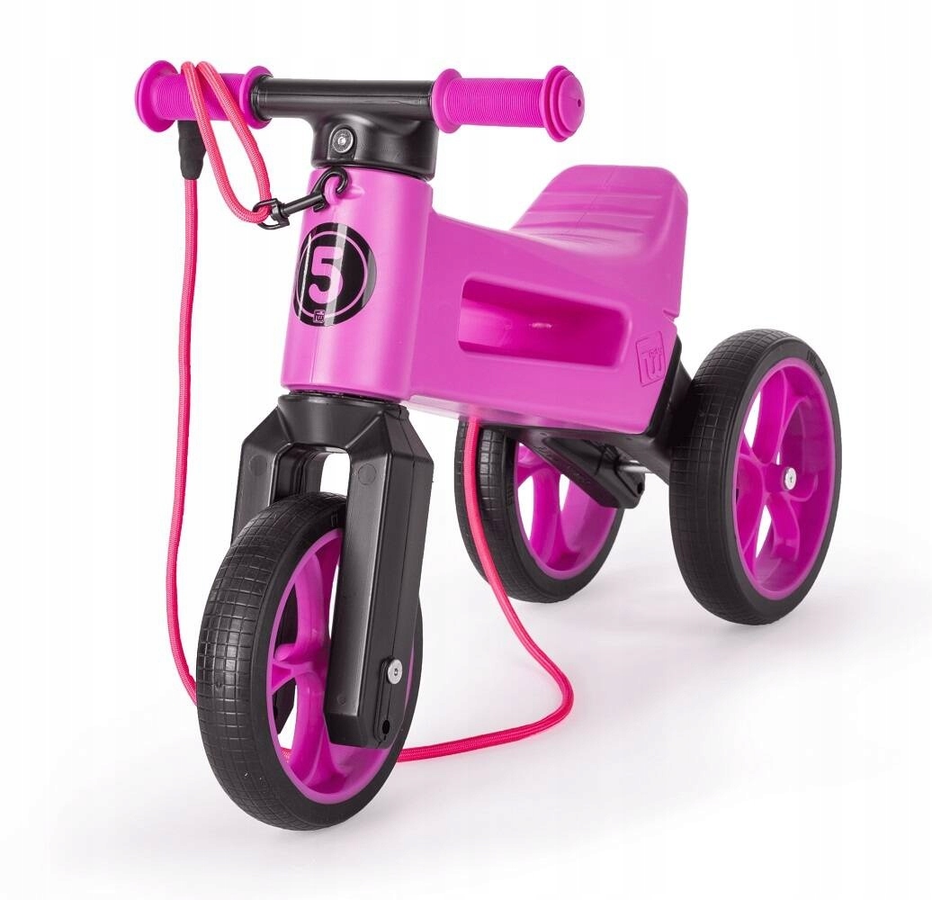 Rowerek biegowy dla dziecka Sport 2w1 Funny Wheels Rider violet róż