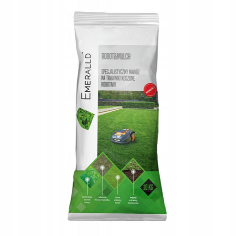Emeralld Robot&Mulch 10kg- nawóz do trawników koszonych robotami