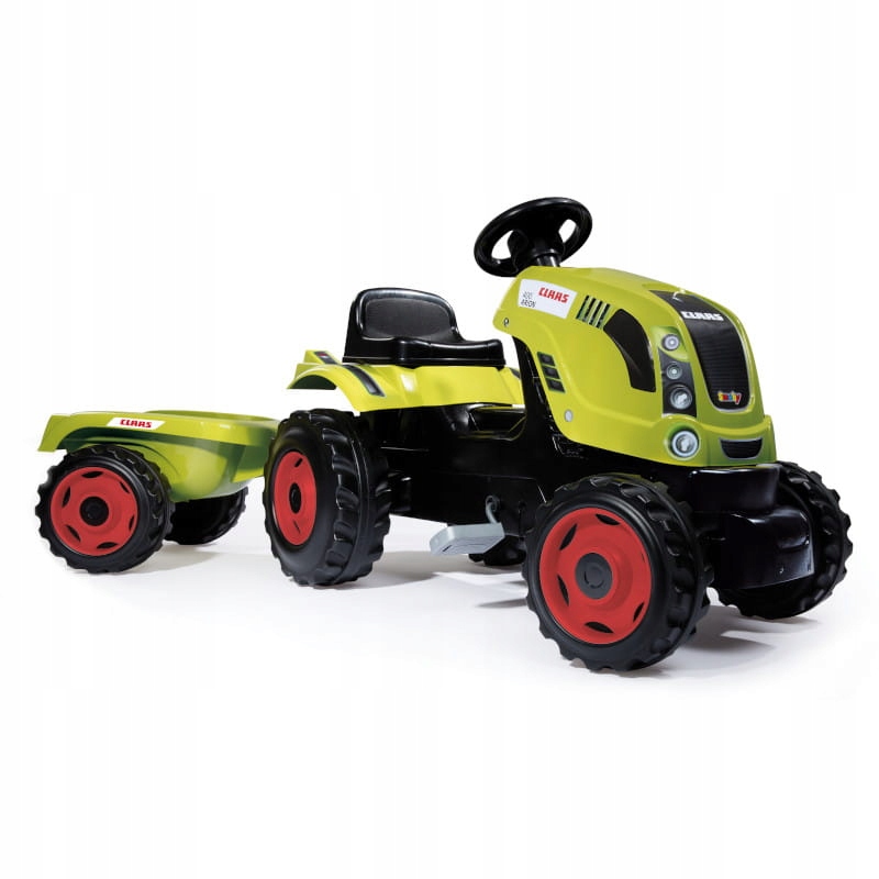 Smoby Class Arion 410 Traktor Farmer XL Na Pedały Z Przyczepką Dla Dzieci