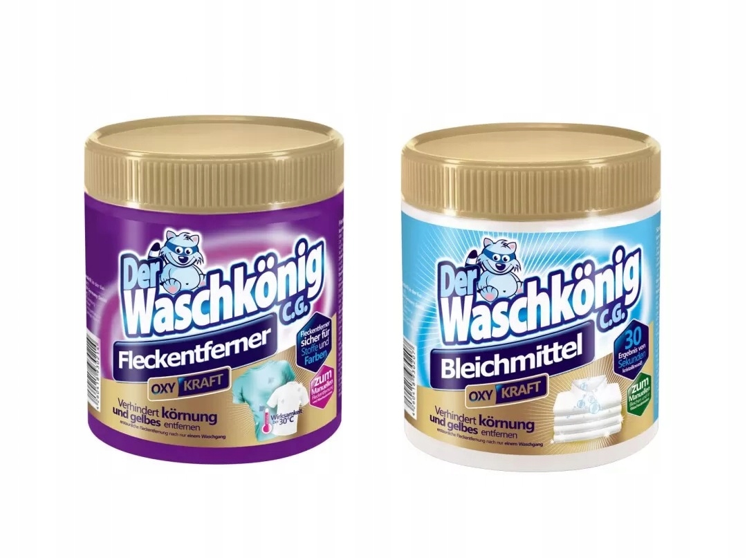 

Waschkönig Wybielacz Odplamiacz w proszku 2x750g