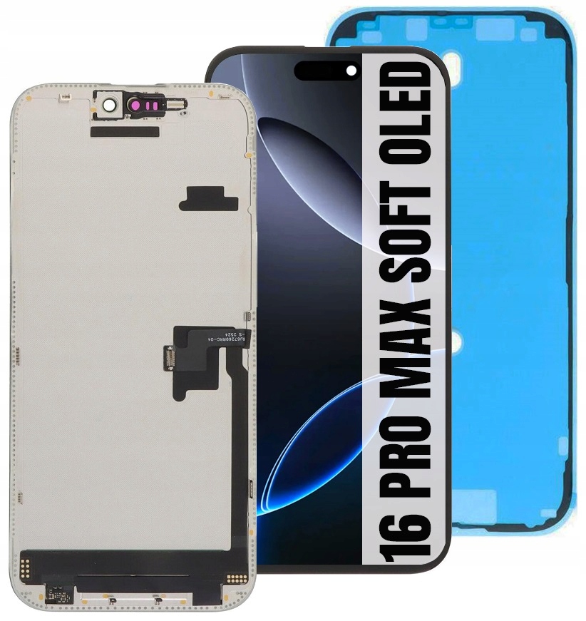Displej Pro Iphone 16 Pro Max Soft Oled IC Displej Těsnění
