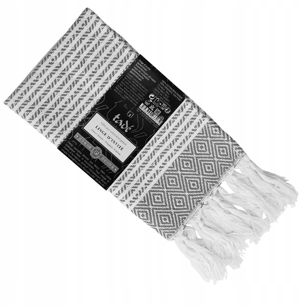 

Ręcznik 100% Organiczna Bawełna 50x30cm Gris Tade