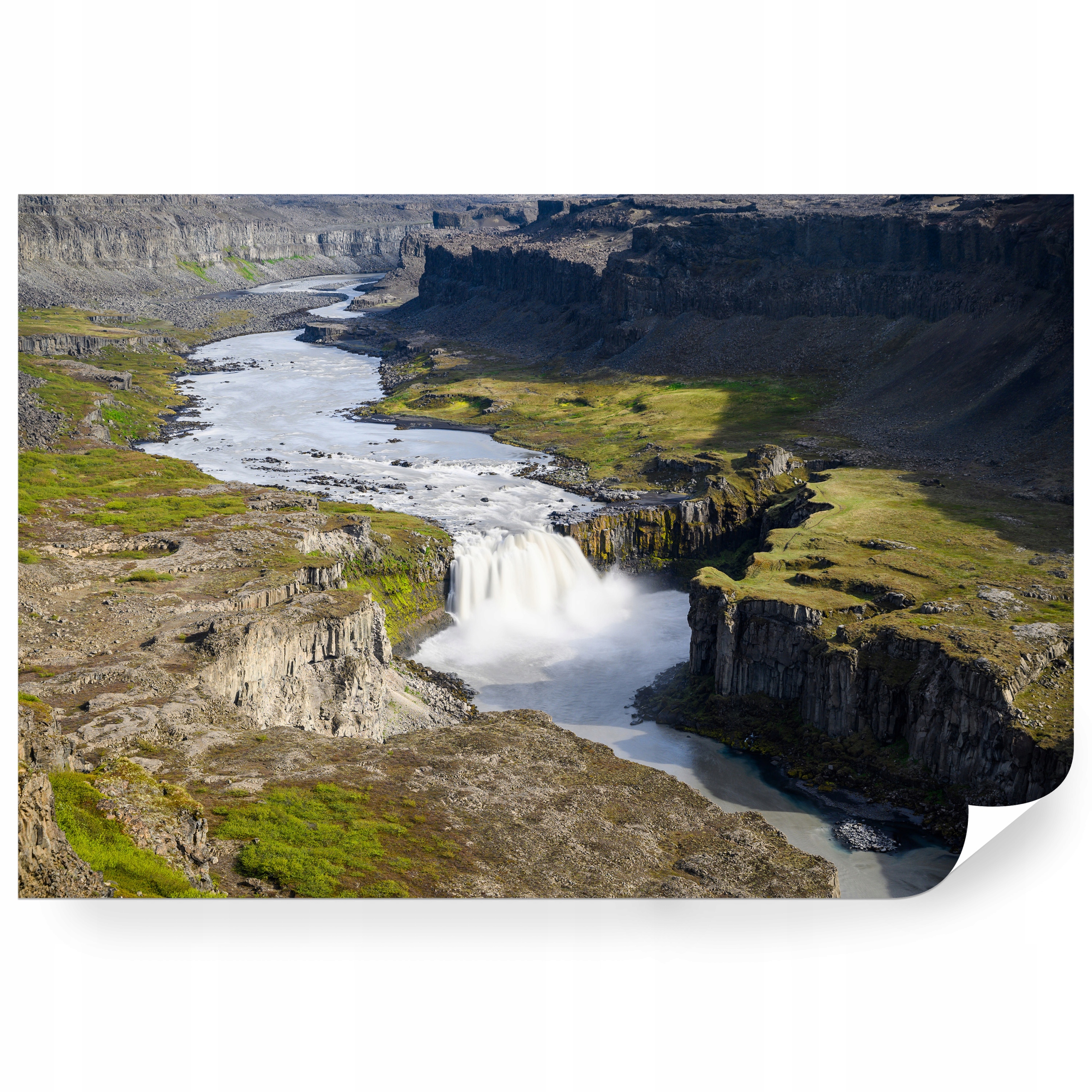 Fototapeta samolepicí Vodopád Hafragilsfoss V Kaňonu 416 x 290 cm