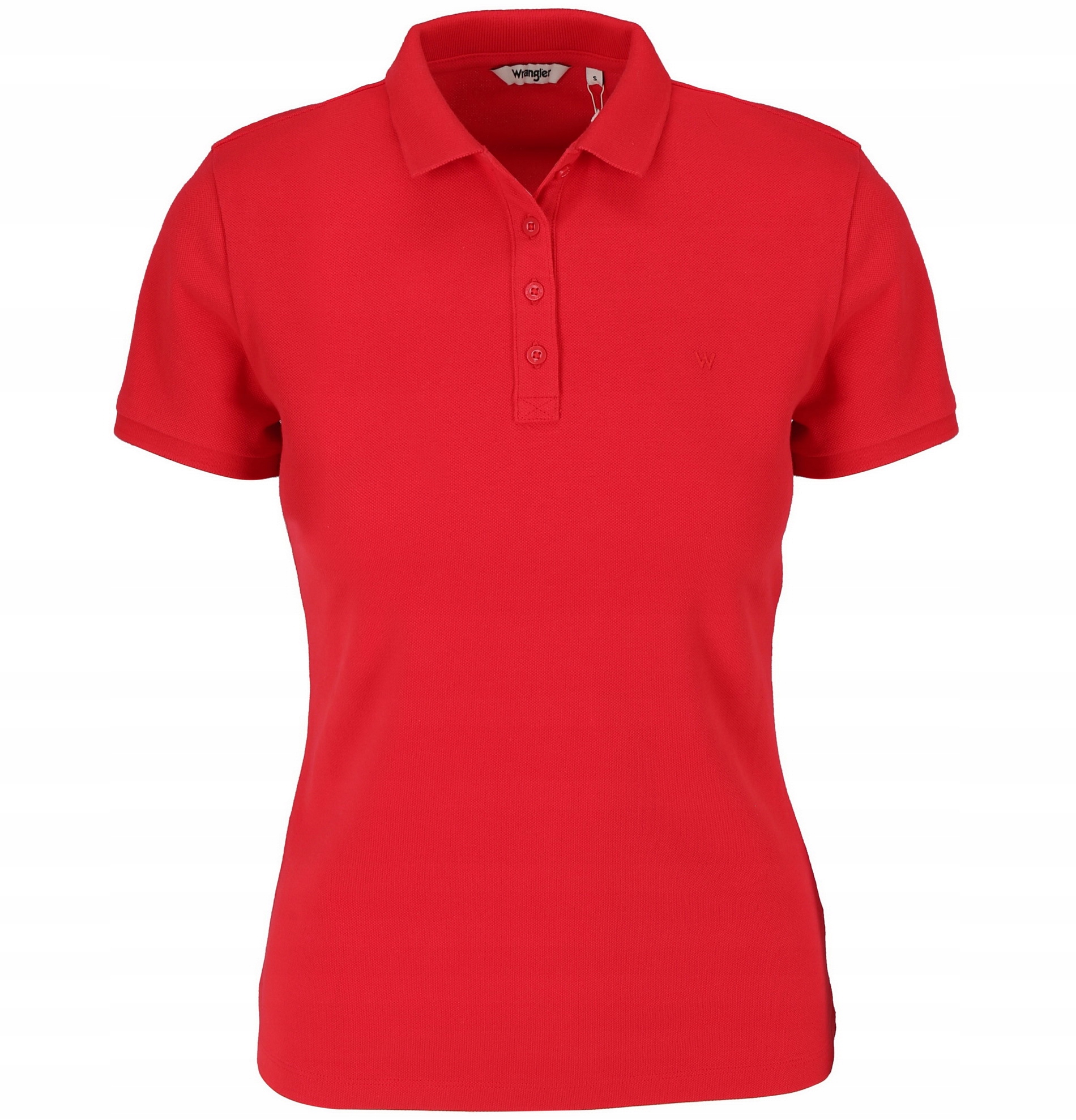 

Wrangler Slim Polo Red Damska Koszulka - S