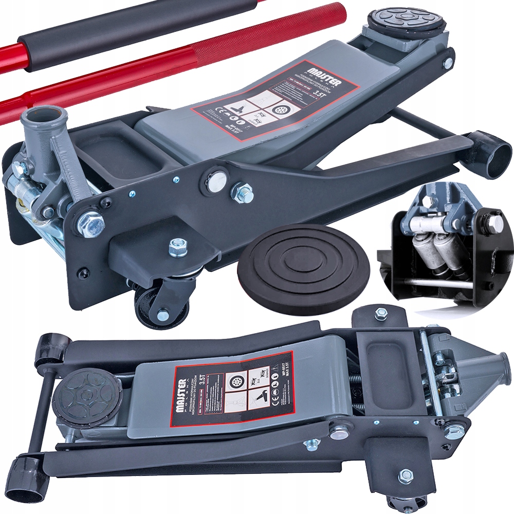 Hydraulický Automobilový Zdvihák Žaba 3T Nízkoprofilový Pákový MP0517