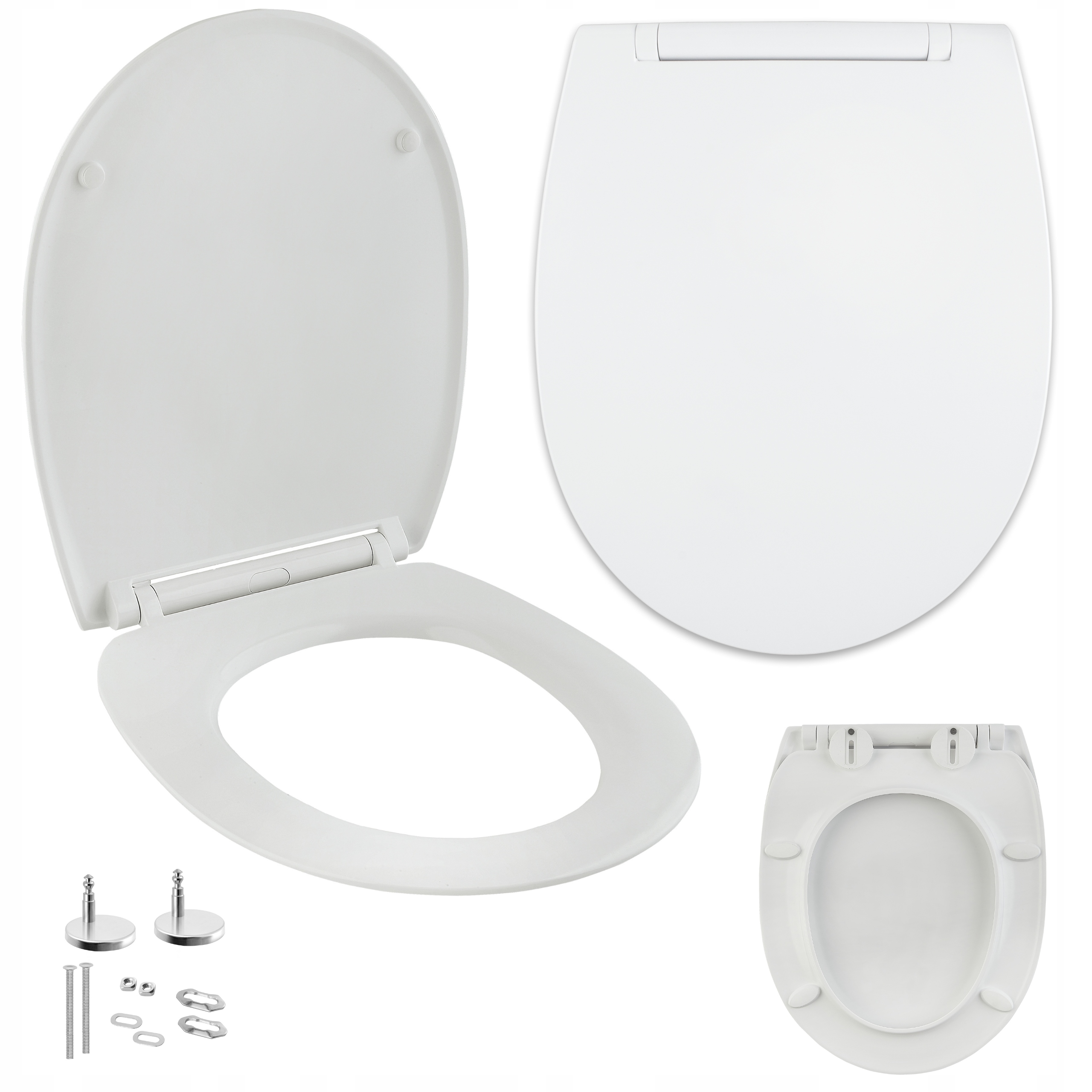 Sedací deska Wc s pomalým sklápěním Univerzální Duroplast pro Cersanit Koło