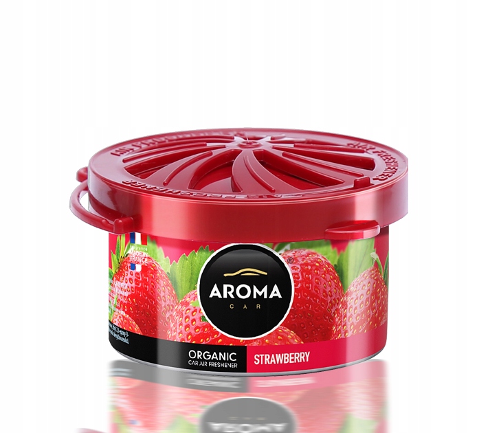 

Zapach Samochodowy Puszka Aroma Organic Strawberry