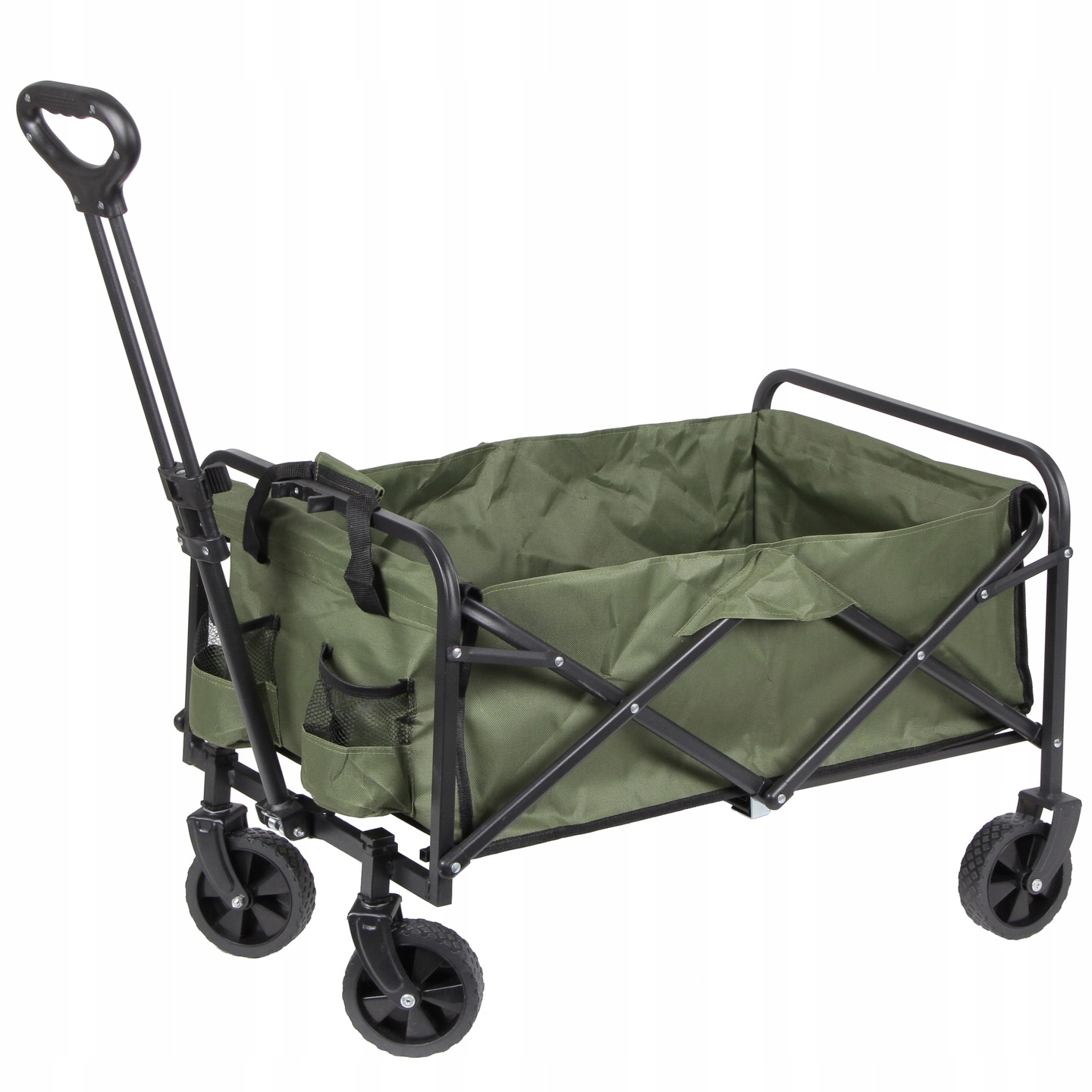 Wózek Niezawodny Praktyczny Turystyczny Ogrodowy Składany Mocny Plażowy