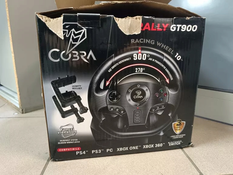 РУЛЬ COBRA RALLY GT900 ПЕДАЛИ ОПИСАНИЕ