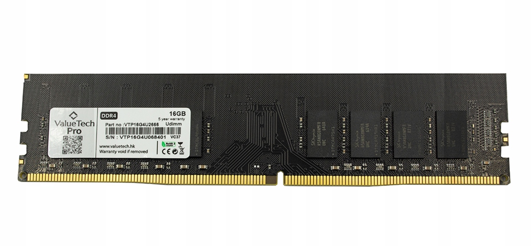 

Pamięć Ram Value Tech Pro DDR4 16GB 2666MHz