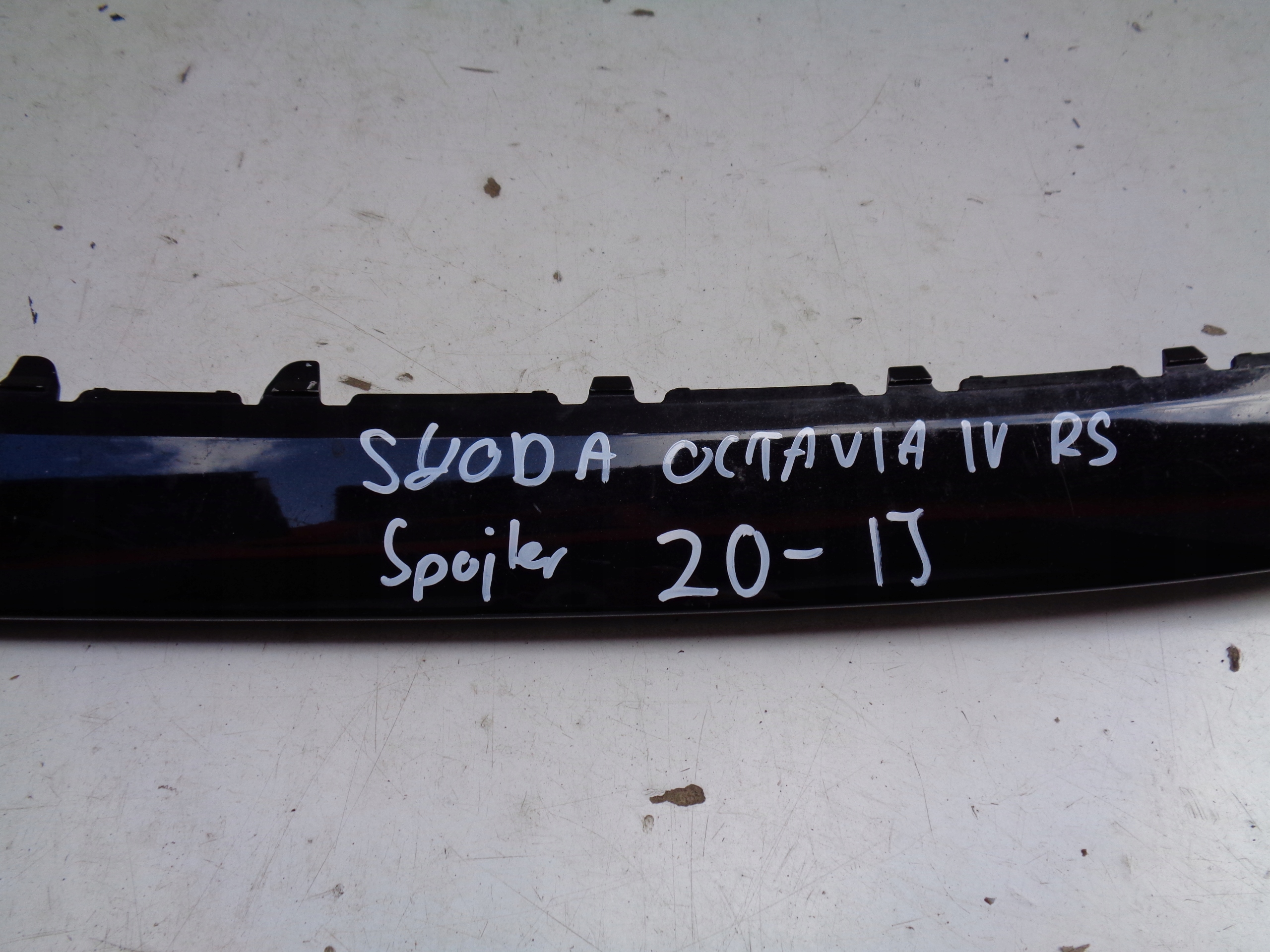 accessori Anteriore sotto Paraurti spoiler SKODA OCTAVIA IV RS 20