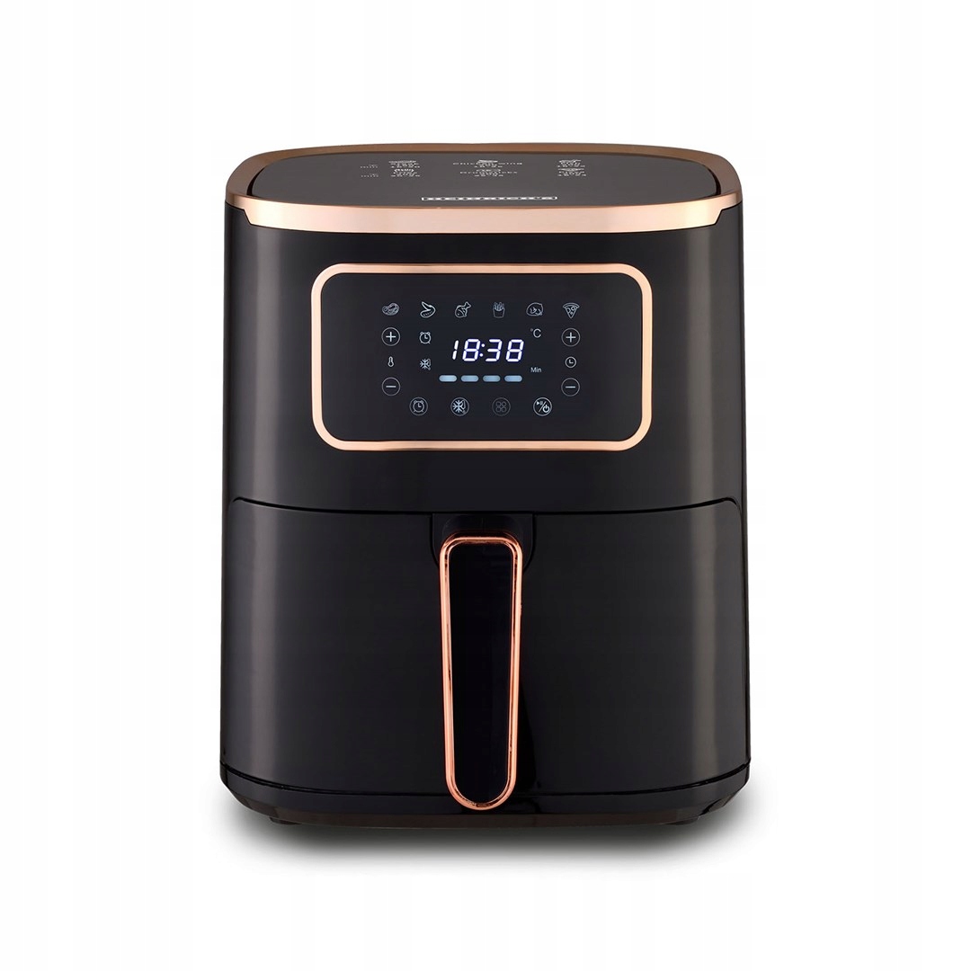 Fritéza bez tuku Heinrich"s Hfr 8216 Černá Air Fryer velká 5 l