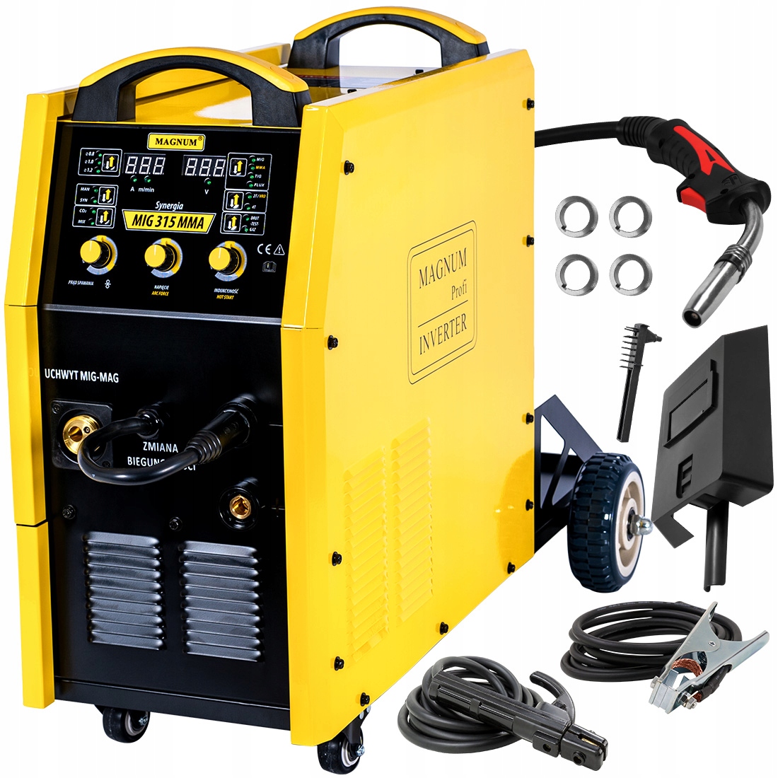 Spawarka Migomat 400V Magnum Mig 315 Mma Synergia 4x4 Mag