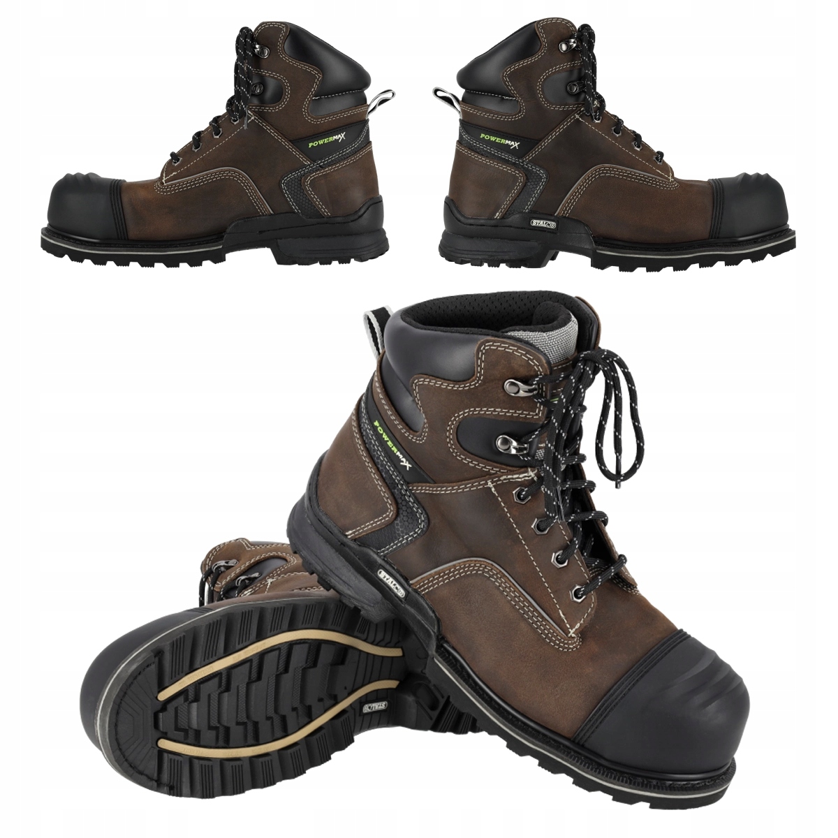 Trzewik Skórzany Obuwie Robocze Premium S3 Stalker Roz.46 Powermax S-78936