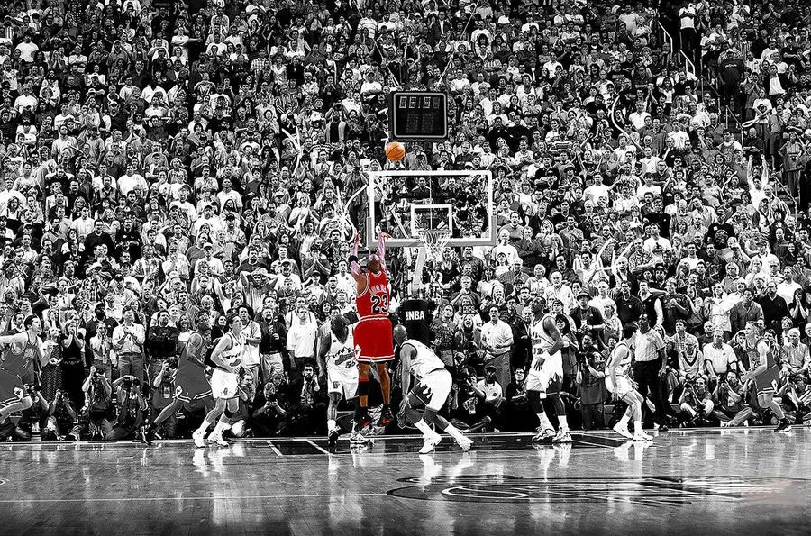 

Michael Jordan Last Shot 1998 plakat 91,5x61 cm