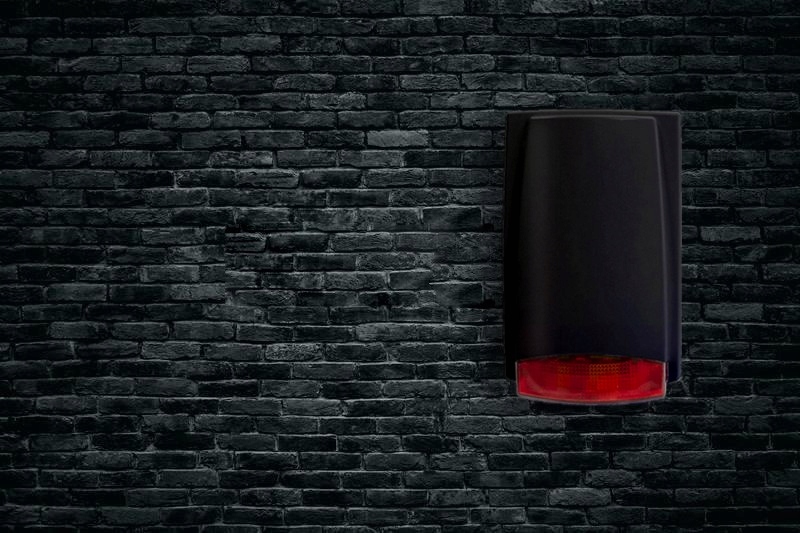 SYGNALIZATOR ZEWNĘTRZNY LED SYRENA MR300RL BLACK Głośność 115 dB