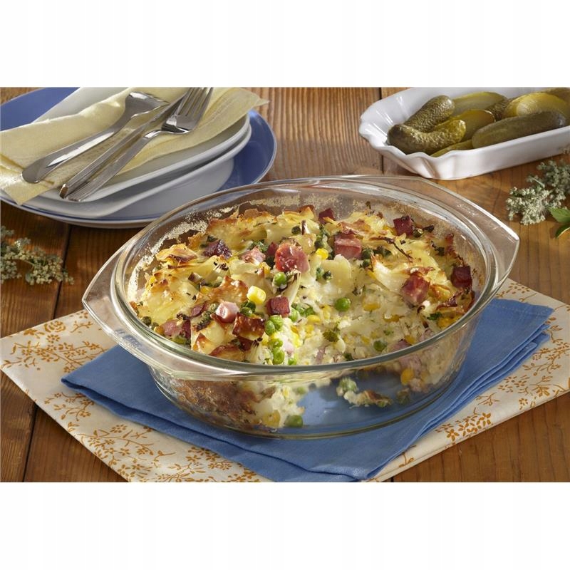 NACZYNIE ŻAROODPORNE SIMAX OKRĄGŁE Z POKRYWĄ 5,1 L Marka Simax