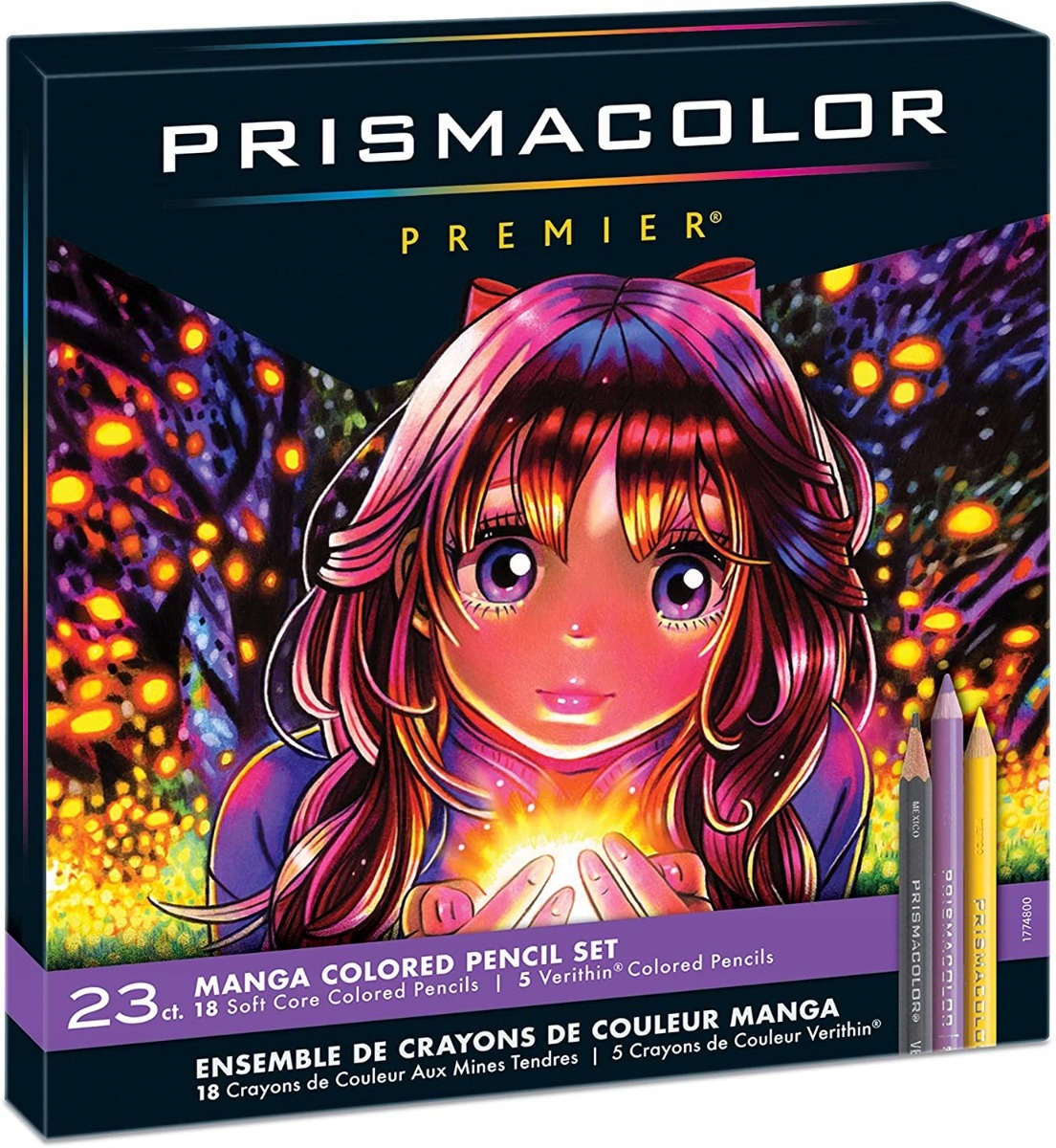 Prismacolor Pierwsze 23 kolorowe kredki do mangi