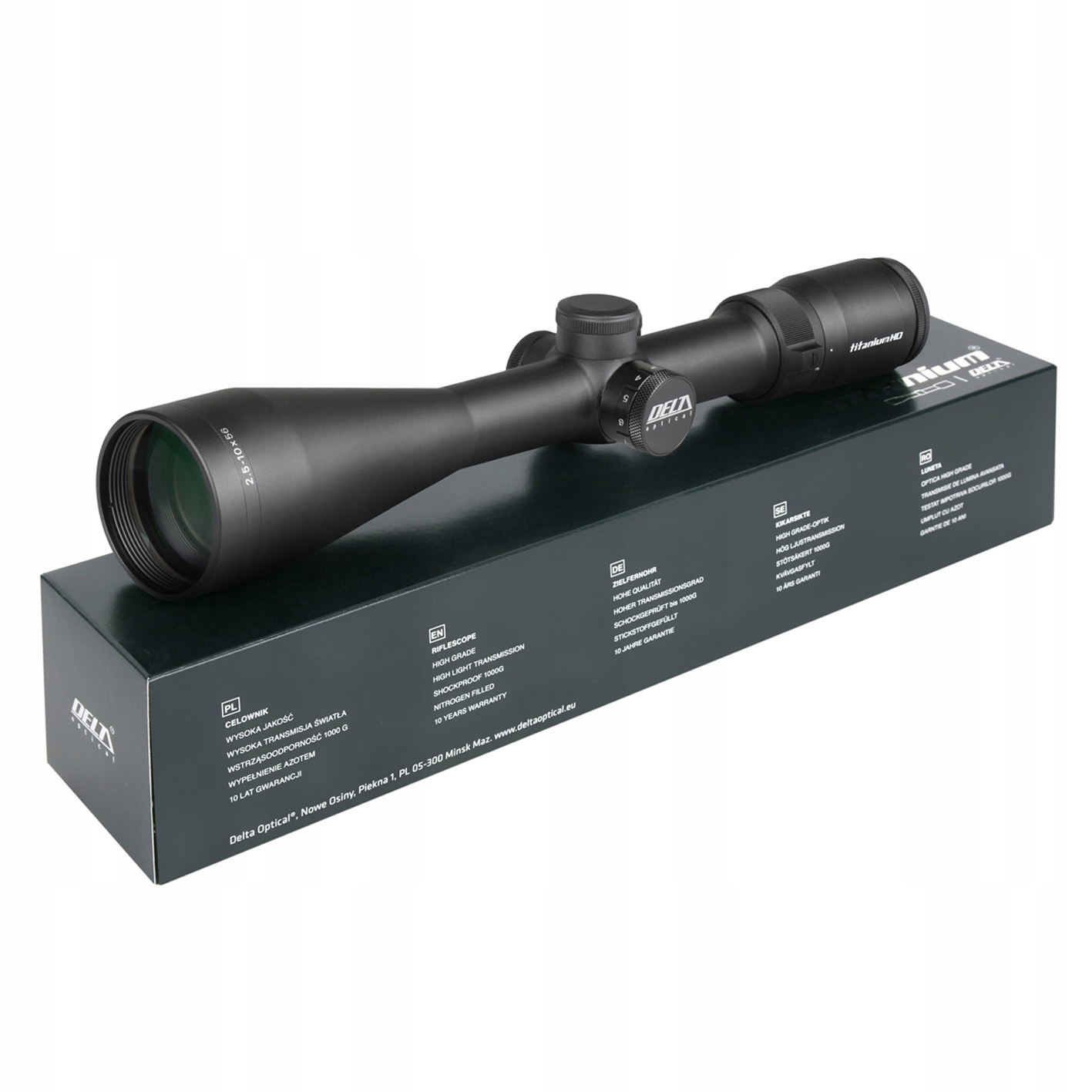 Luneta celownicza Delta Optical Titanium HD 2,5-10x56 4A S