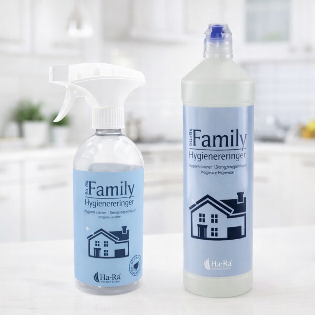 Levně Ha-ra Family Hygienická sada na odstraňování plísní a hub 1L sprej