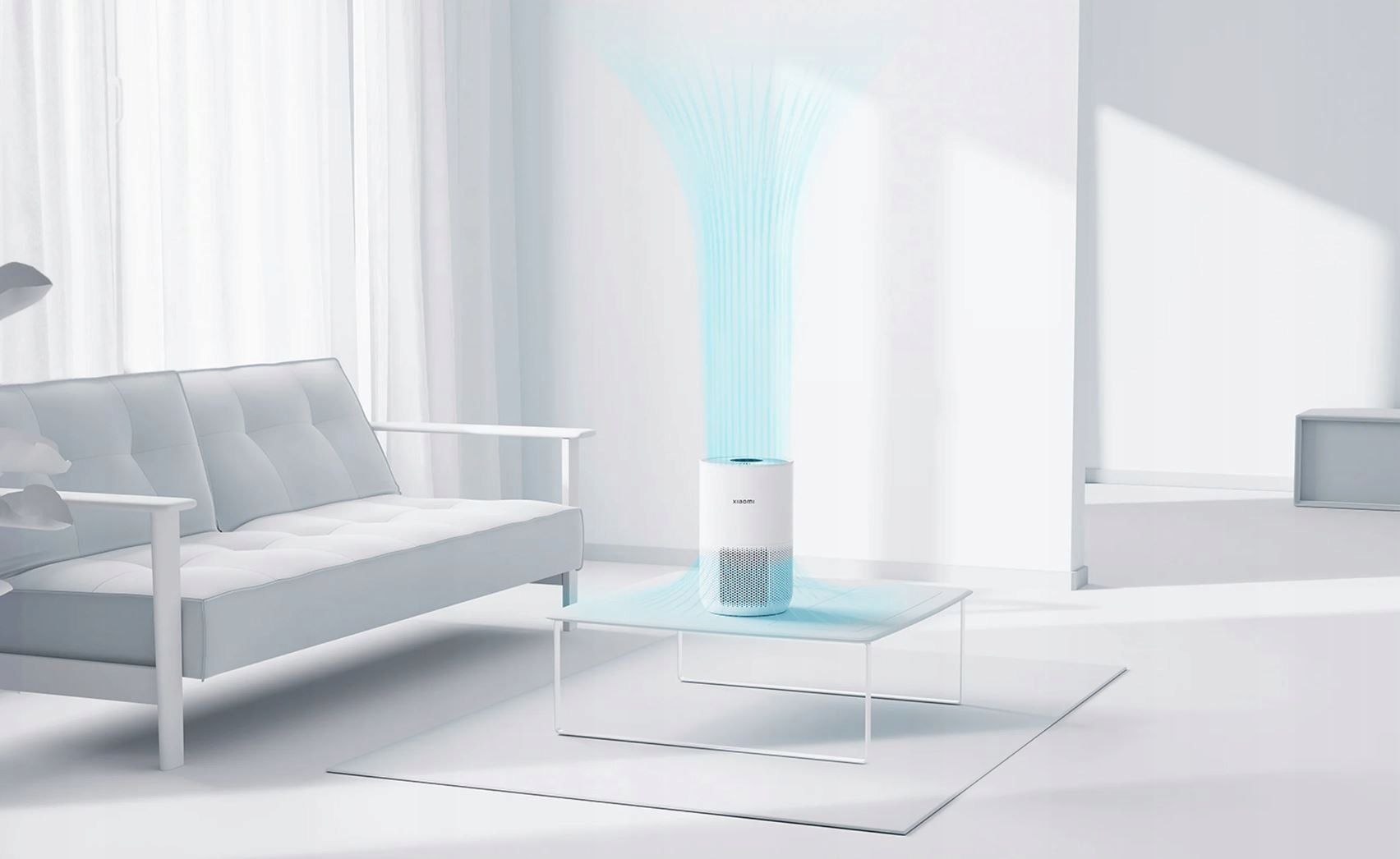Oczyszczacz powietrza Xiaomi Smart Air Purifier 4 Compact Kolor dominujący biały