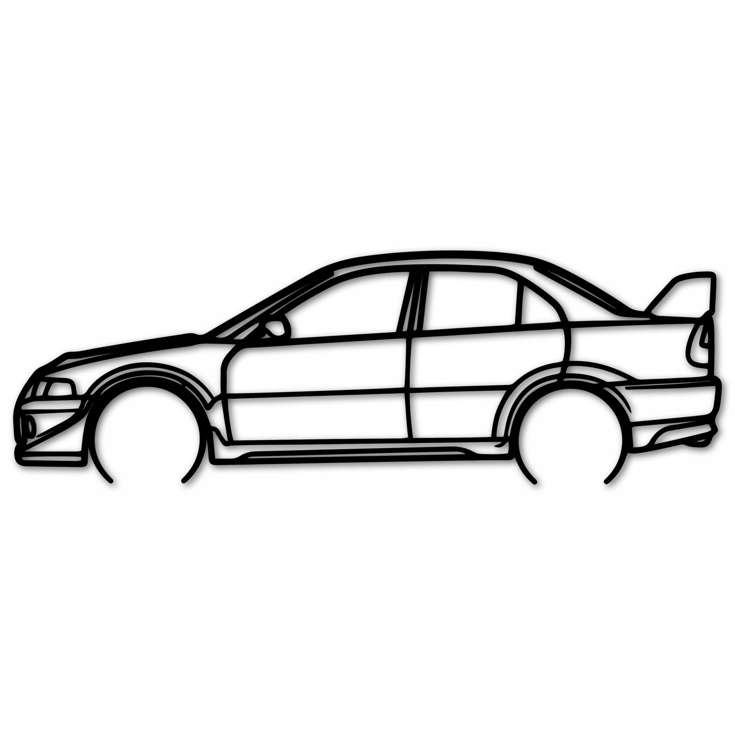 Auta Na Zeď Prolamovaný Obraz Mitsubishi Lancer Evolution Obrazy 80 cm