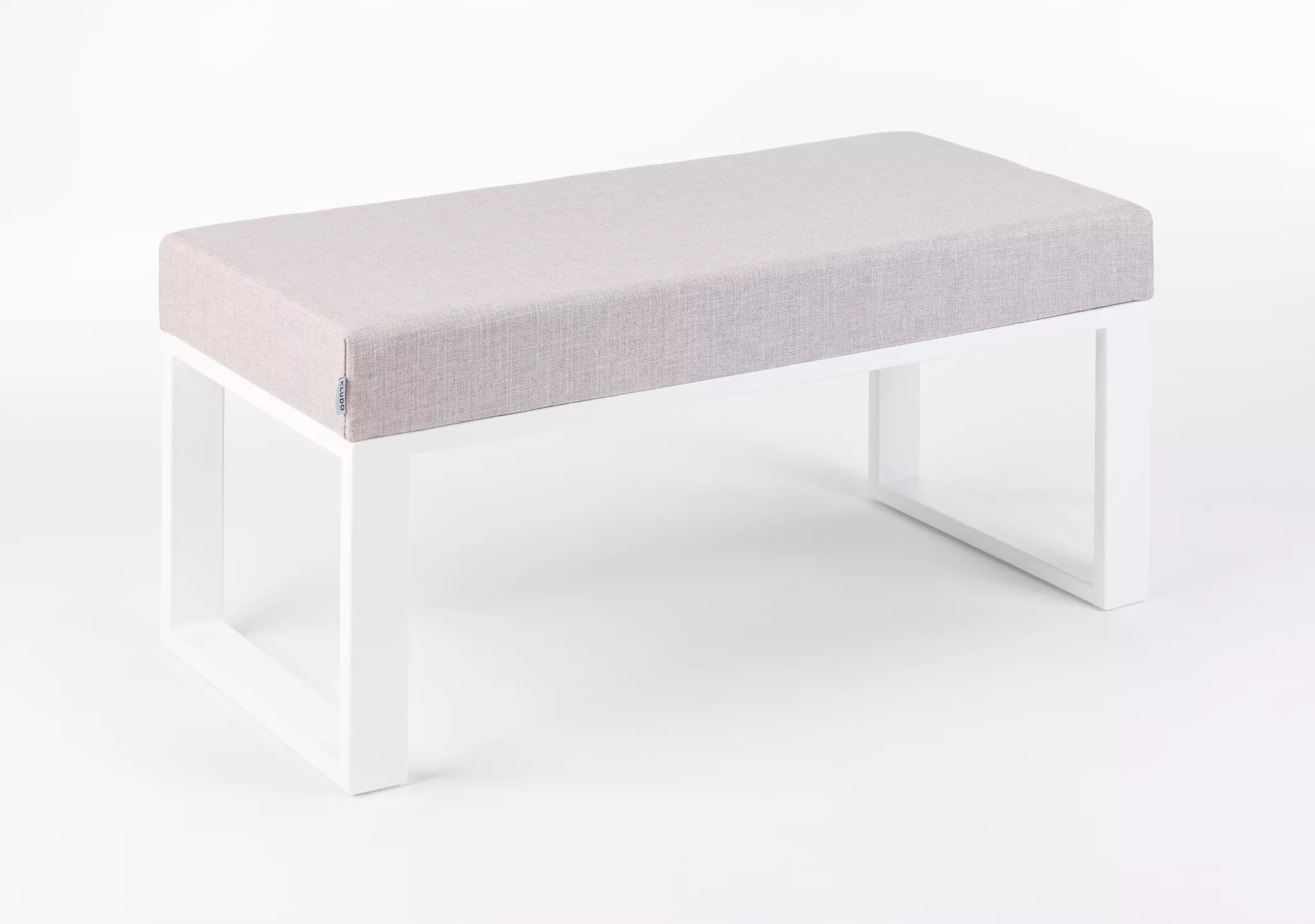 ławeczka Dalton 70 cm, beżowo biała, minimalizm