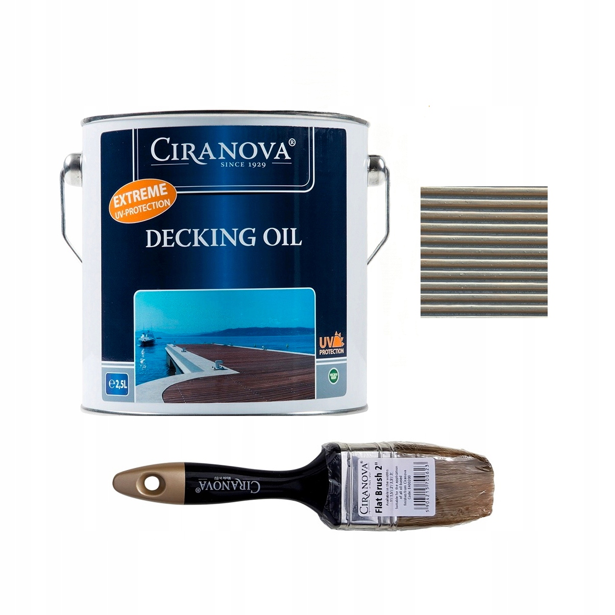 Olej na terasy Ciranova Light Grey 2.5 l štětec