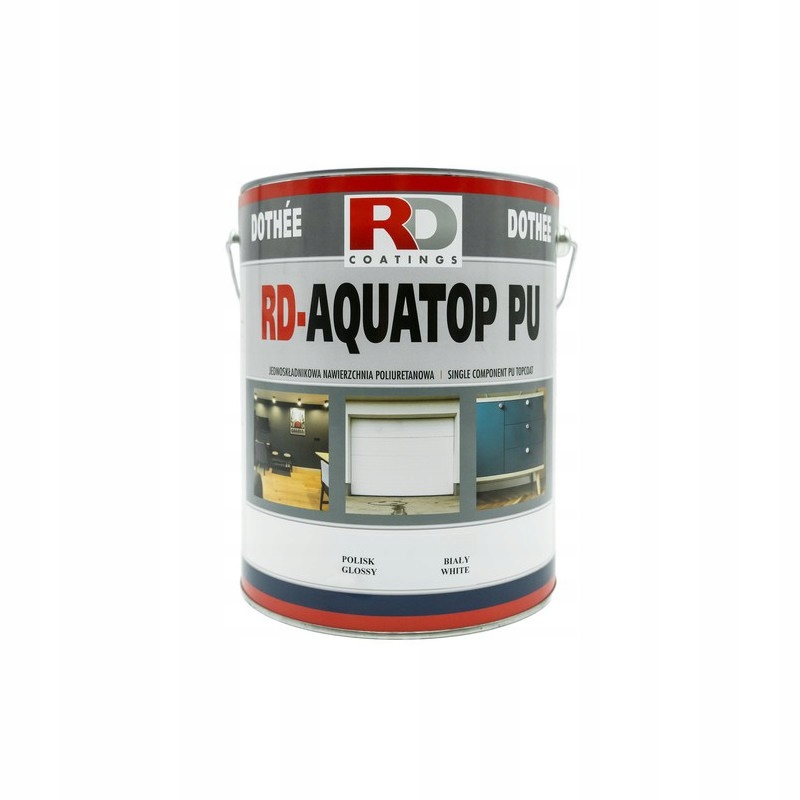 Farba do Pcv RD-Aquatop Pu kolor biały satyna 5 l