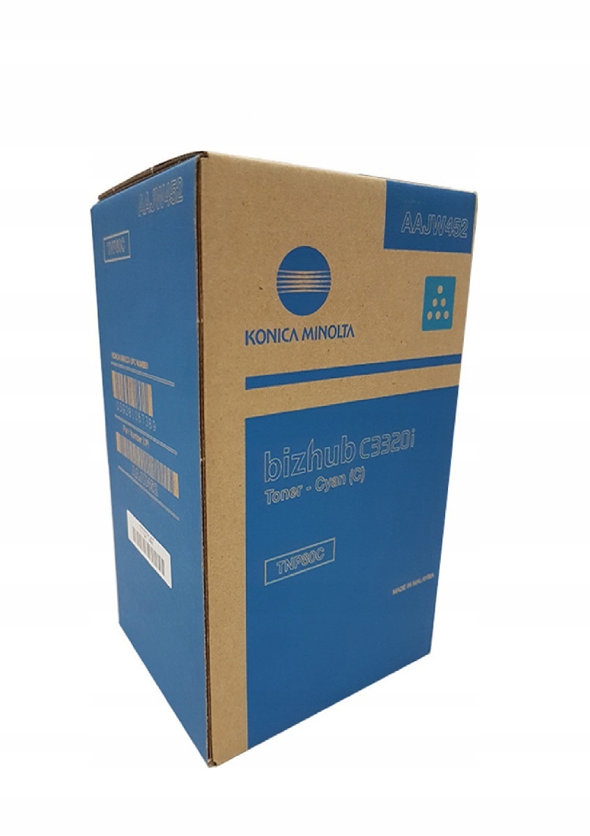 Originálny toner Konica Minolta TNP-80C AAJW452 pre Km bizhub C3320i C3321i