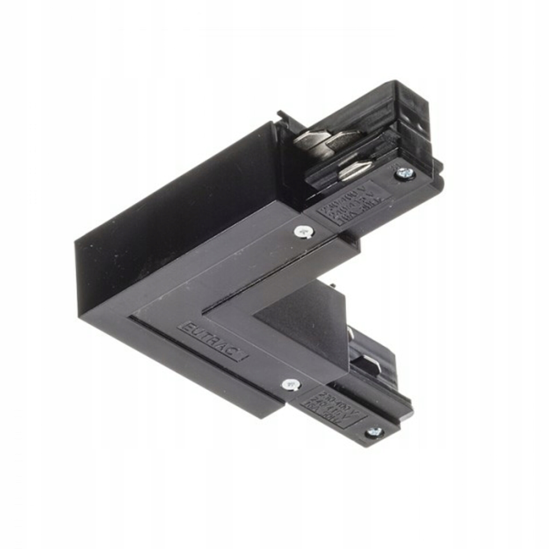 Rendl Eutrac L spoj vonkajšia čierna 230V R11324 pre trojokruhové lišty