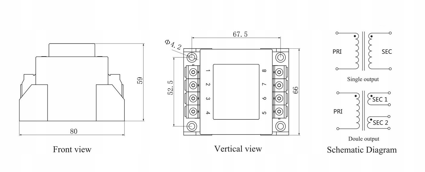 TE6023-30VA-230V/9V Transformator EAN (GTIN) 7730356044672