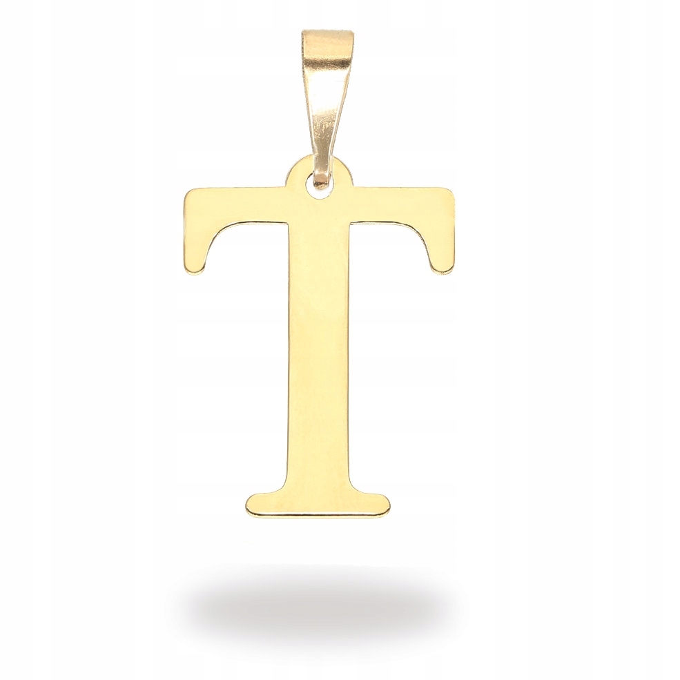 ZŁOTA ZAWIESZKA 585 LITERKA T