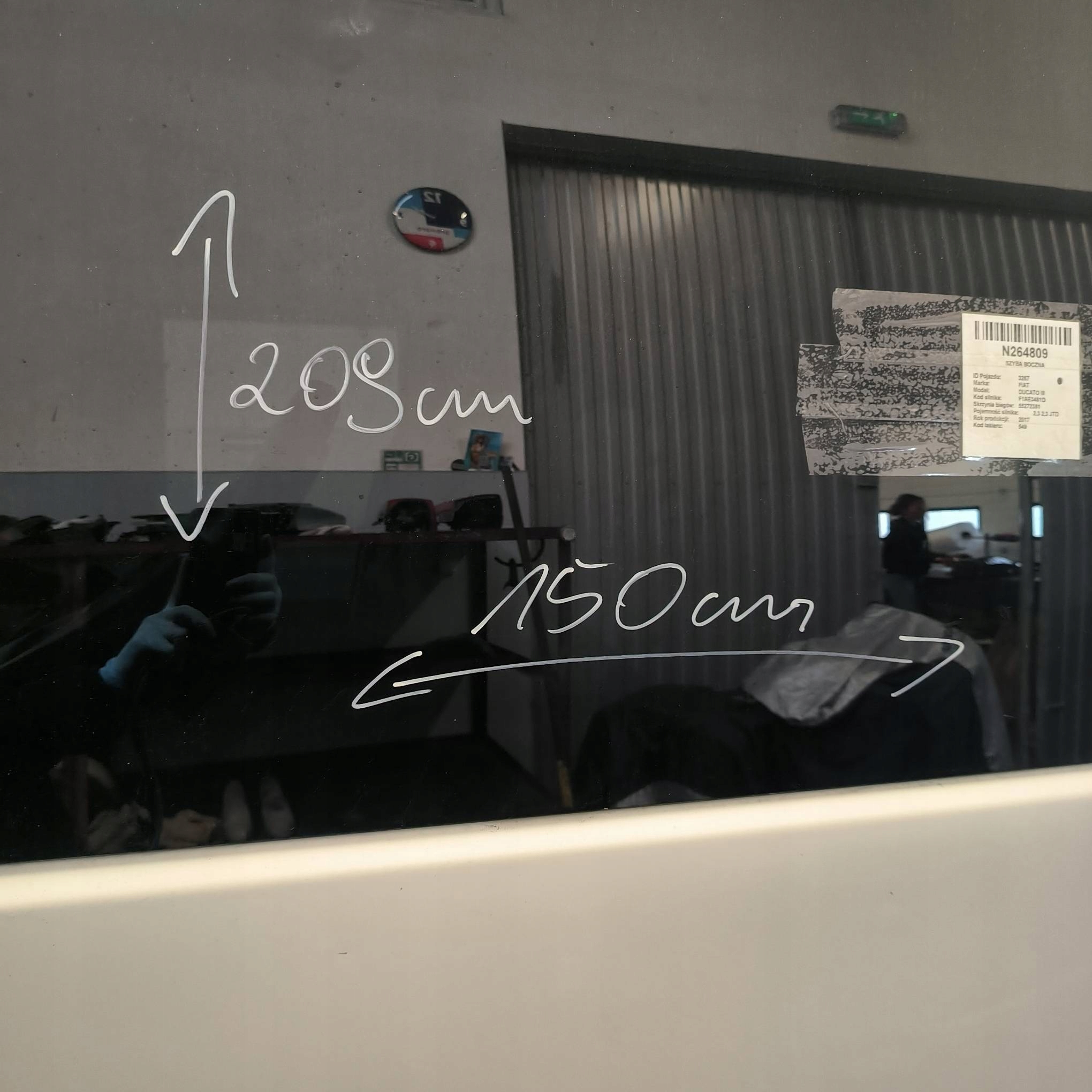 window side left FIAT DUCATO III