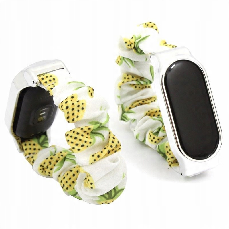 

Pasek do Mi Band 6 5 opaska z gumką ananas2