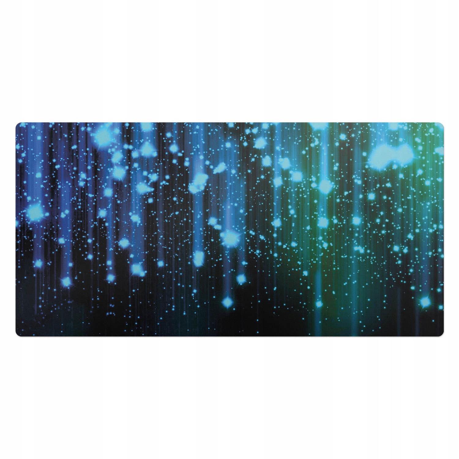 Protiskluzová ochranná podložka na psací stůl s potiskem Jasné pruhy 100 x 50 cm