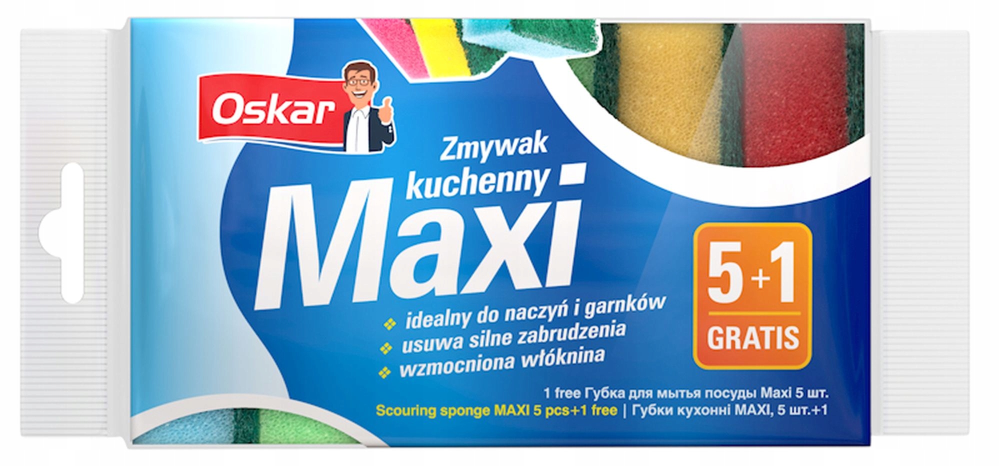 

Oskar, Zmywak kuchenny Maxi, 5 1 sztuka