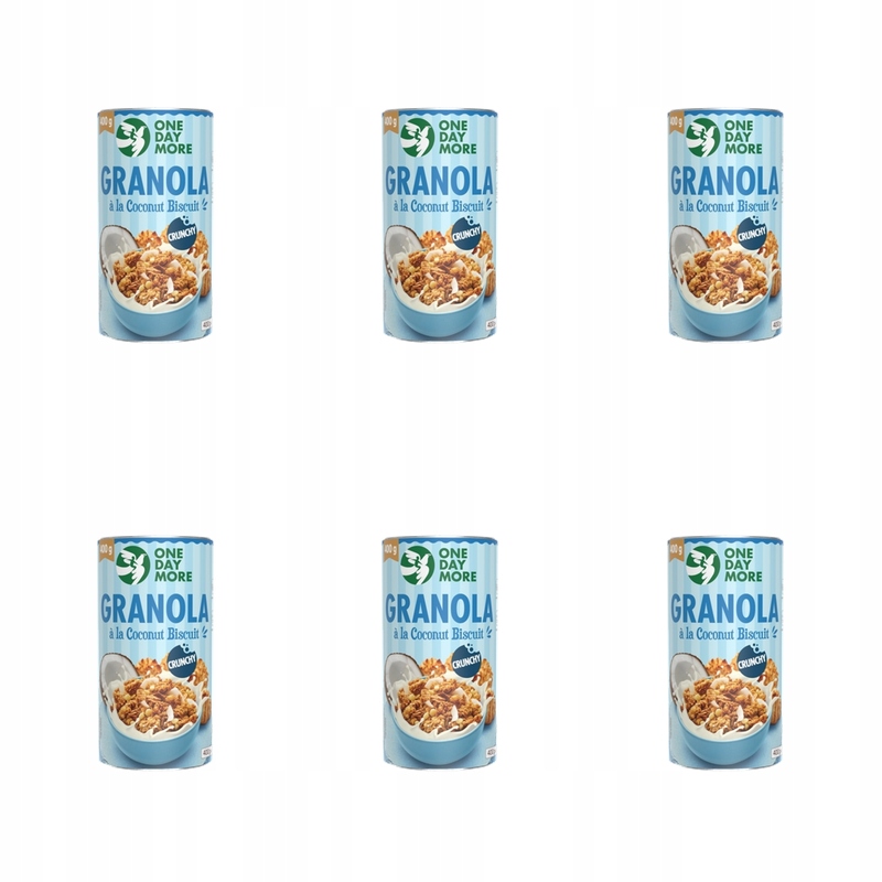 OneDayMore Granola à la Coconut Biscuit 400g X6