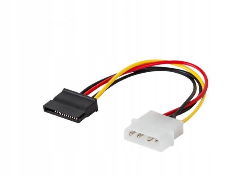 

Kabel Molex 4 Pin - Sata 15 Pin Savio 0.18 m