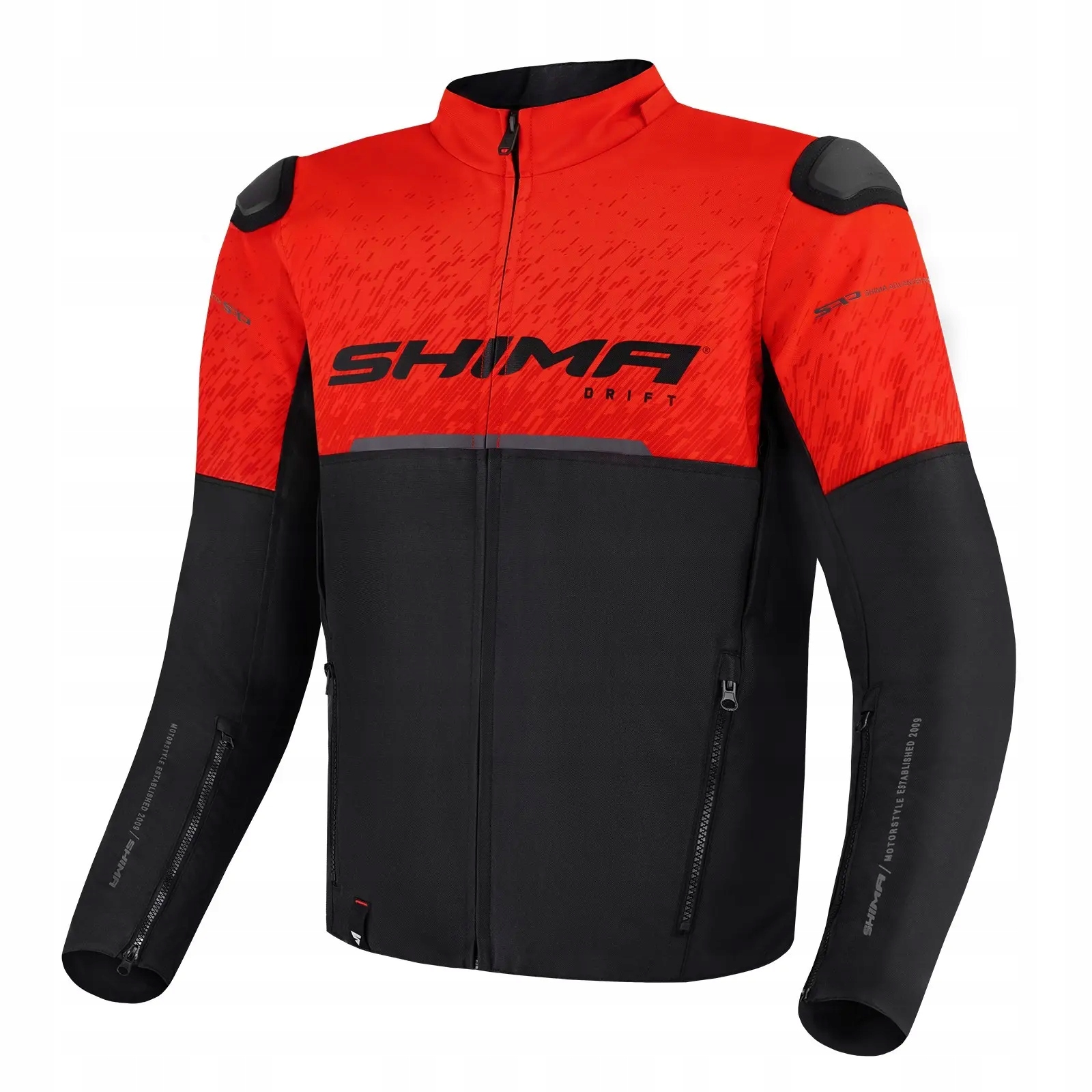 Mestská ľahká motocyklová bunda Shima Drift Men Red S