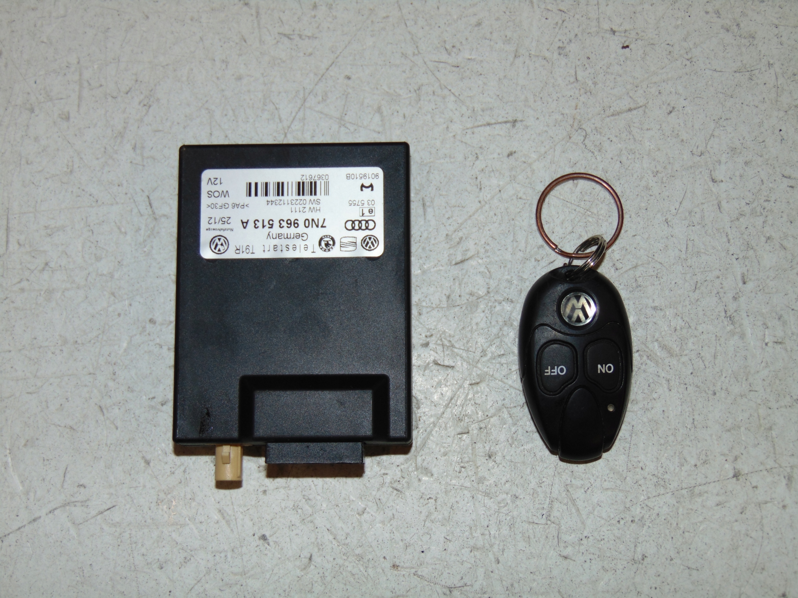 Модуль дистанційного керування webasto VW PASSAT CC lift 7N0963513A