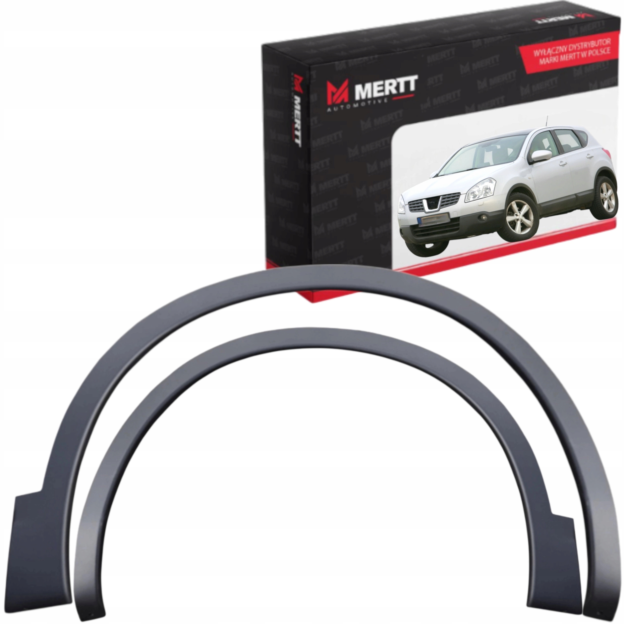 Lišta Krytu Blatníku Levá Pravá Nissan Qashqai J10 2007-2014 Komplet