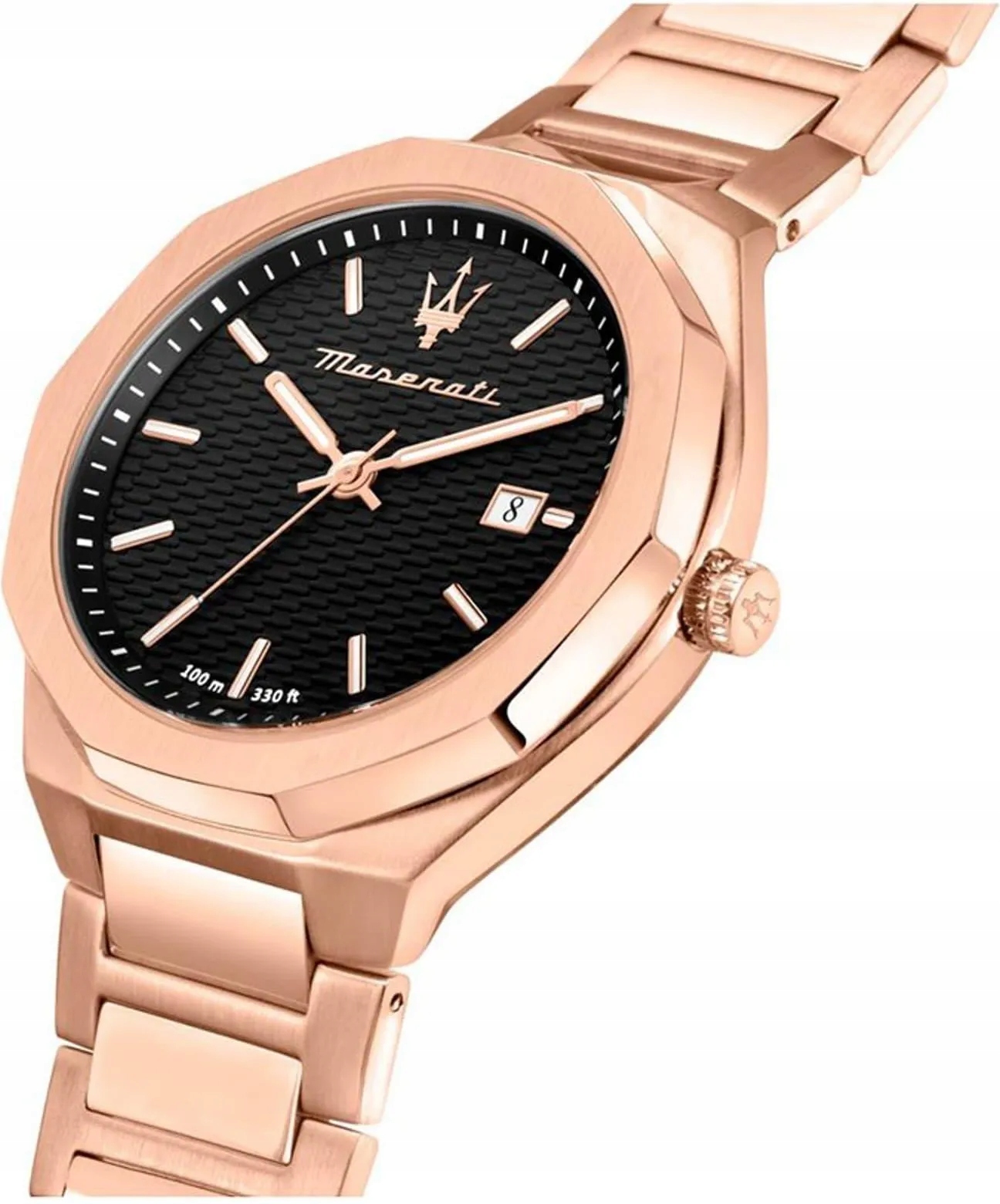 ZEGAREK MĘSKI MASERATI STILE R8873642007 ZŁOTY (ROSE GOLD) ORYGINALNY + BOX Marka Maserati