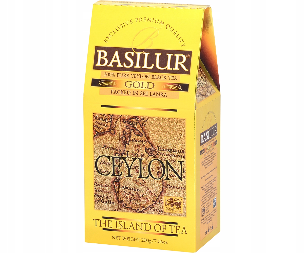 Levně Čaj Černý cejlonský BOP1 listový Velké Balení Basilur 200 g