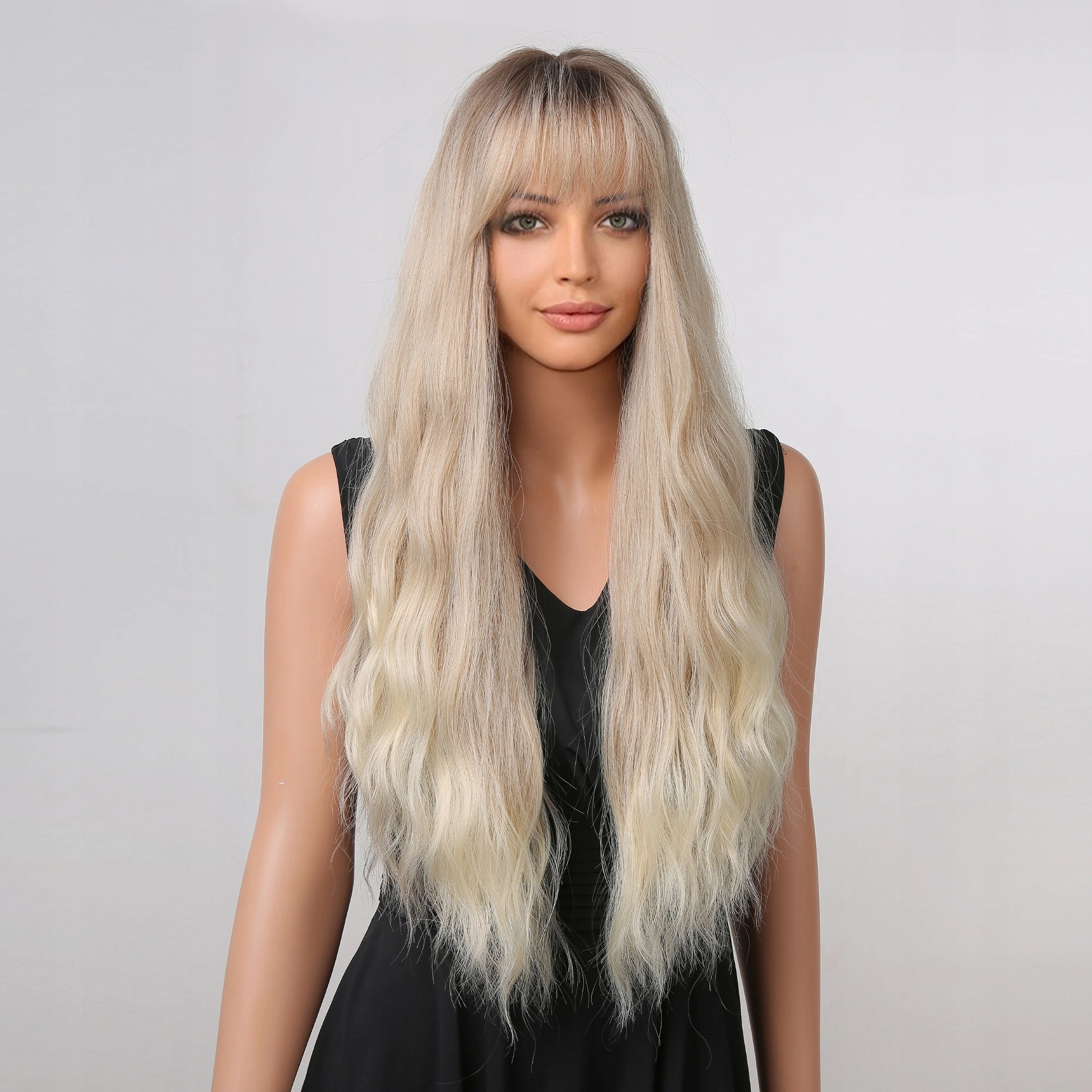 Dlouhá perleťová blond paruka Amanda