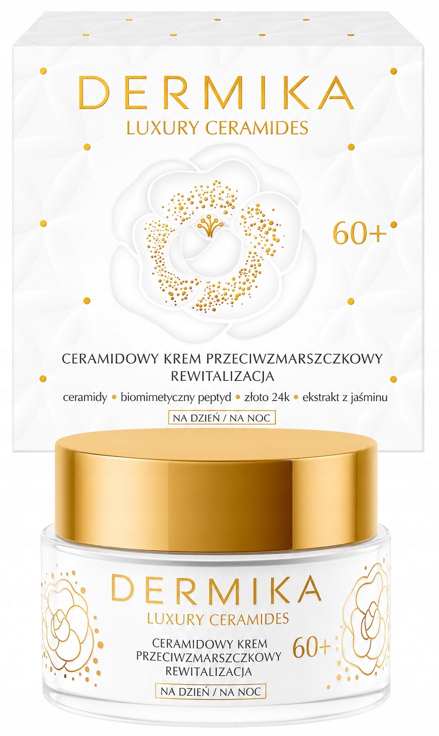 Pleťový krém proti stárnutí Dermika Ceramides den a noc 50 ml