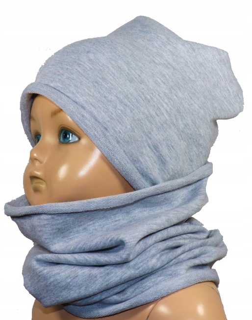 

Czapka i Komin Komplet Dla Dziewczynki 40-50